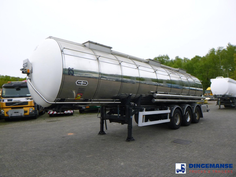 Van Hool Chemical tank inox L4BH 30 m3 / 3 comp - 液罐半拖车:图1 Van Hool Chemical tank inox L4BH 30 m3 / 3 comp - 液罐半拖车:图1