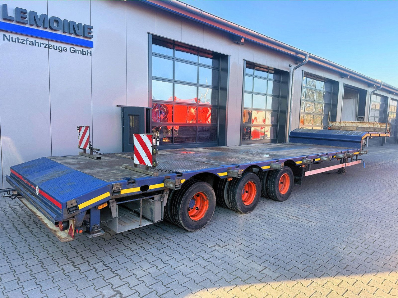 HRD 3-Achs Jumbo Tele Tieflader ausziehbar Lift+Lenk - 低装载半拖车:图3 HRD 3-Achs Jumbo Tele Tieflader ausziehbar Lift+Lenk - 低装载半拖车:图3
