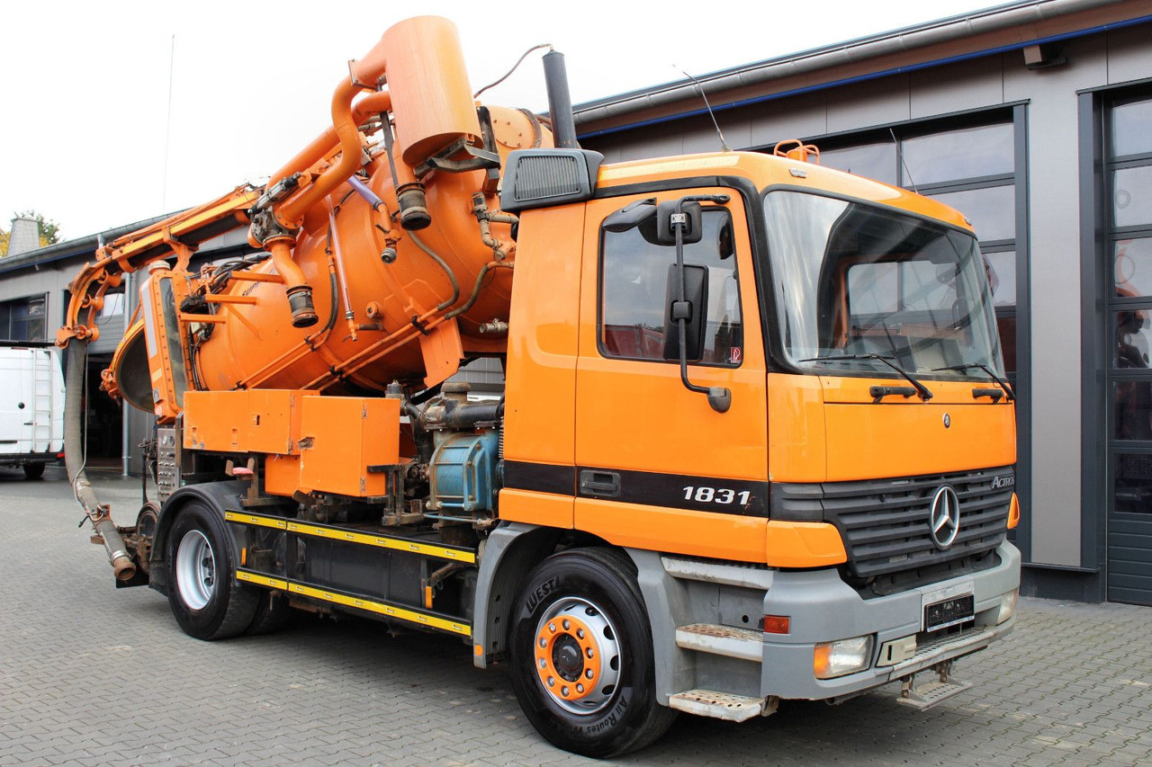 Mercedes-Benz Actros 1831 4x2 Hellmers 6,5m³ V2A INOX Kipper - 真空车:图1 Mercedes-Benz Actros 1831 4x2 Hellmers 6,5m³ V2A INOX Kipper - 真空车:图1