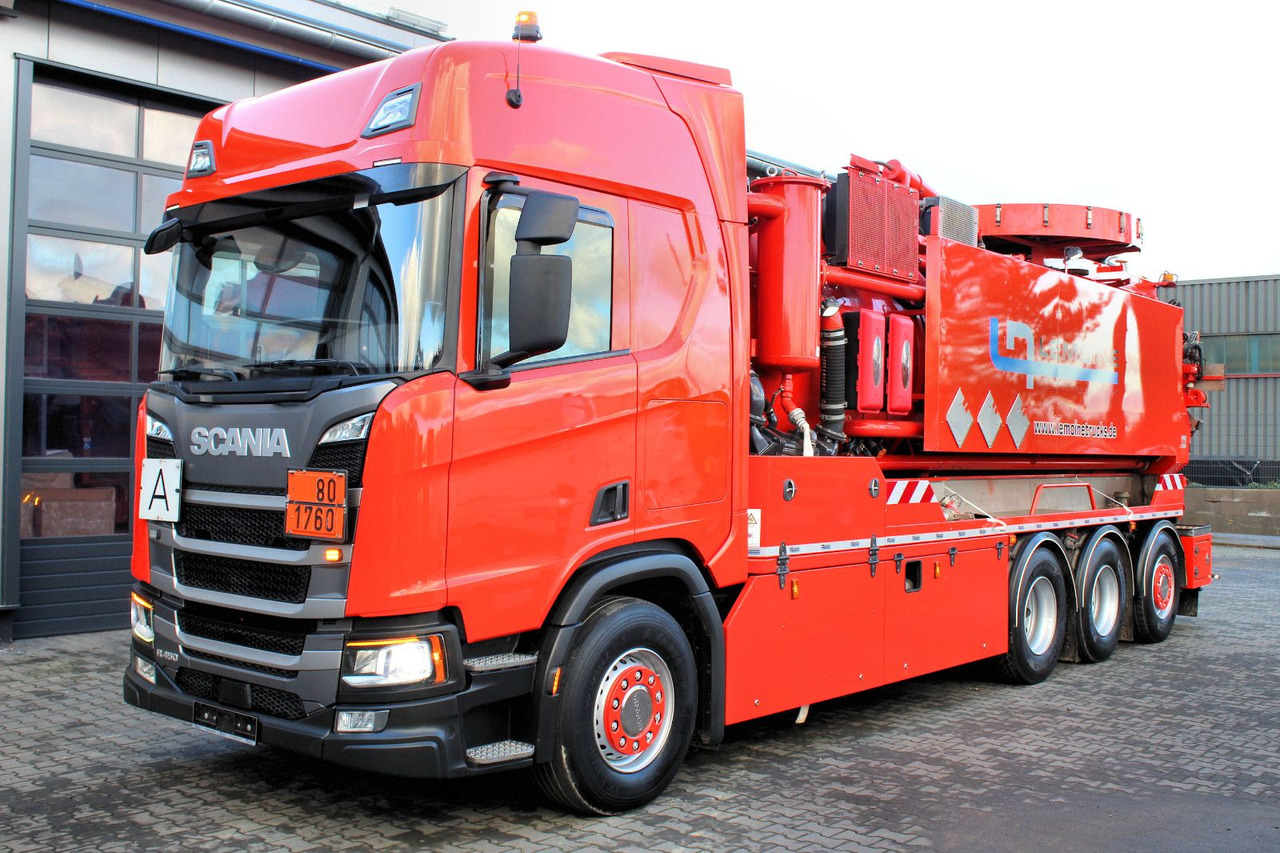 Scania R450 8x4 Kroll 19m³ W-Rückgewinner Kombi-HD +ADR - 真空车:图5 Scania R450 8x4 Kroll 19m³ W-Rückgewinner Kombi-HD +ADR - 真空车:图5