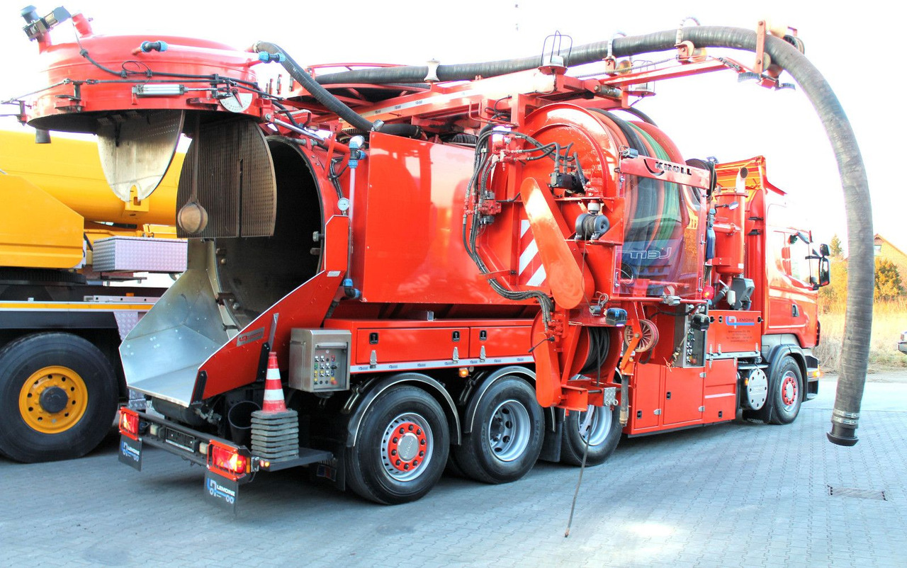 Scania R450 8x4 Kroll 19m³ W-Rückgewinner Kombi-HD +ADR - 真空车:图1 Scania R450 8x4 Kroll 19m³ W-Rückgewinner Kombi-HD +ADR - 真空车:图1