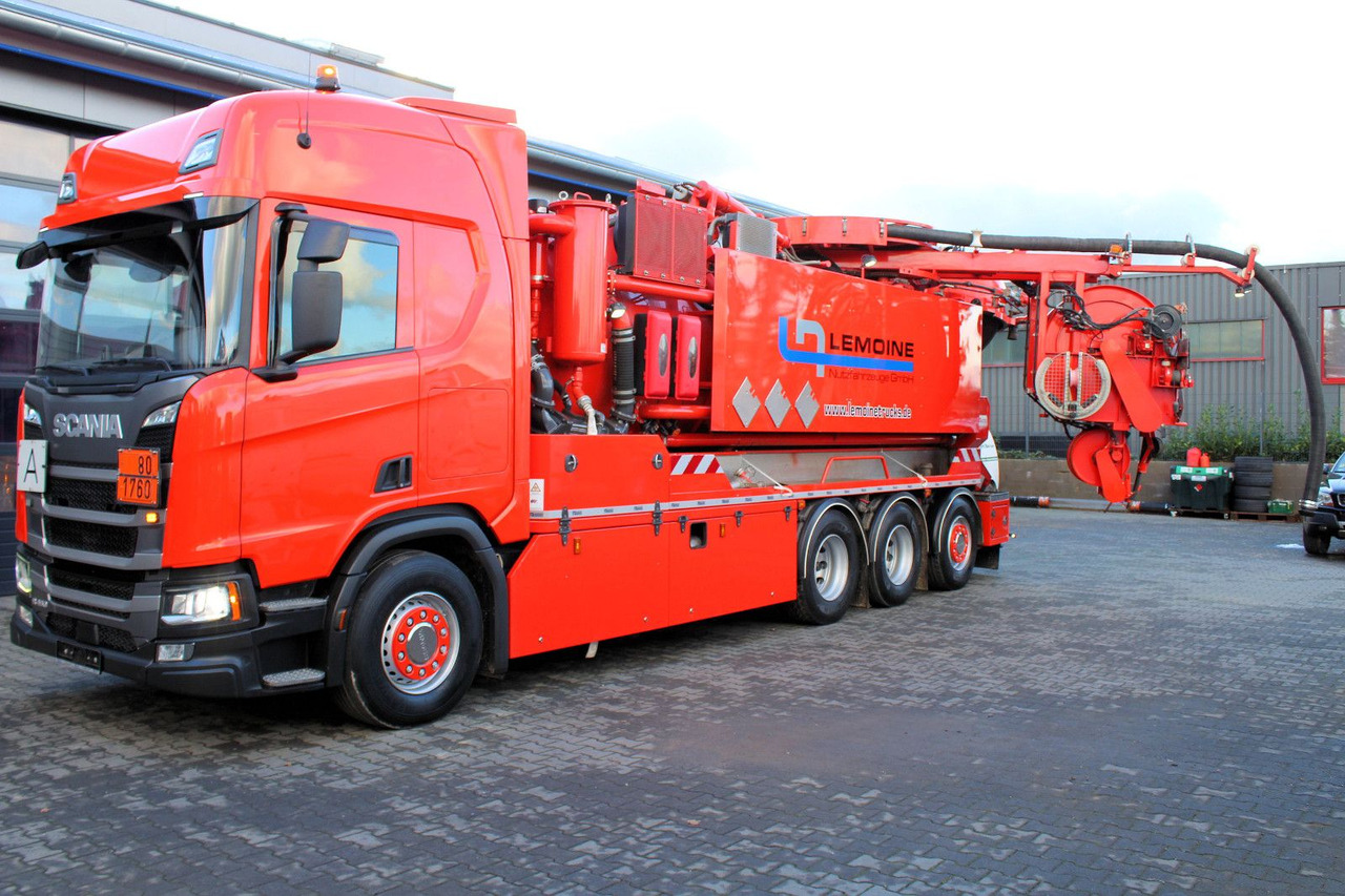 Scania R450 8x4 Kroll 19m³ W-Rückgewinner Kombi-HD +ADR - 真空车:图2 Scania R450 8x4 Kroll 19m³ W-Rückgewinner Kombi-HD +ADR - 真空车:图2