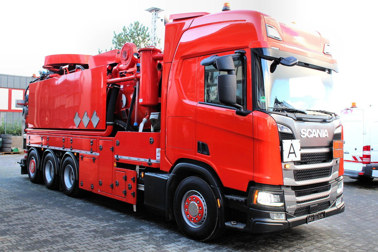 Scania R450 8x4 Kroll 19m³ W-Rückgewinner Kombi-HD +ADR - 真空车:图4 Scania R450 8x4 Kroll 19m³ W-Rückgewinner Kombi-HD +ADR - 真空车:图4