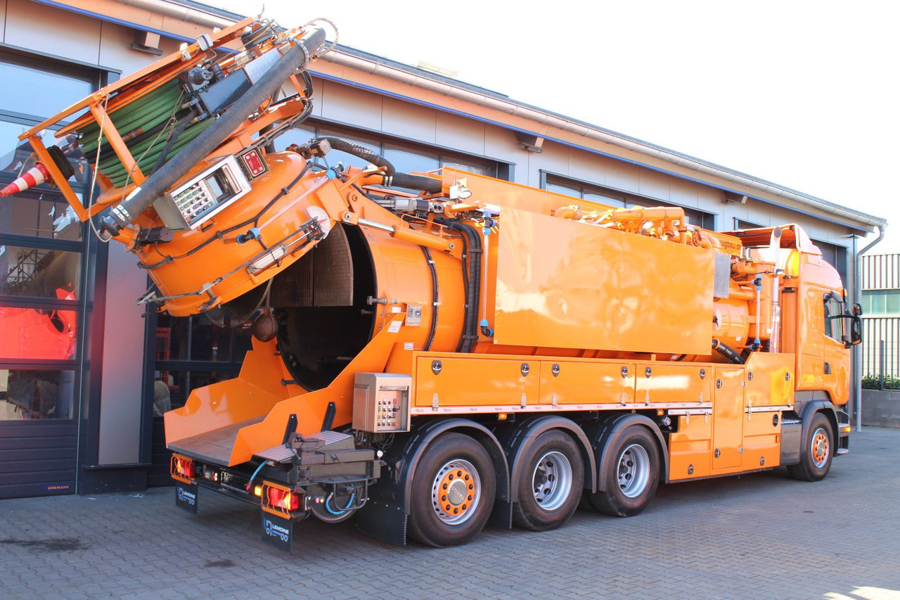 真空车 Scania R450 8x4 Kroll 19m³ Wasserrückgewinner Kombi-HD：图8