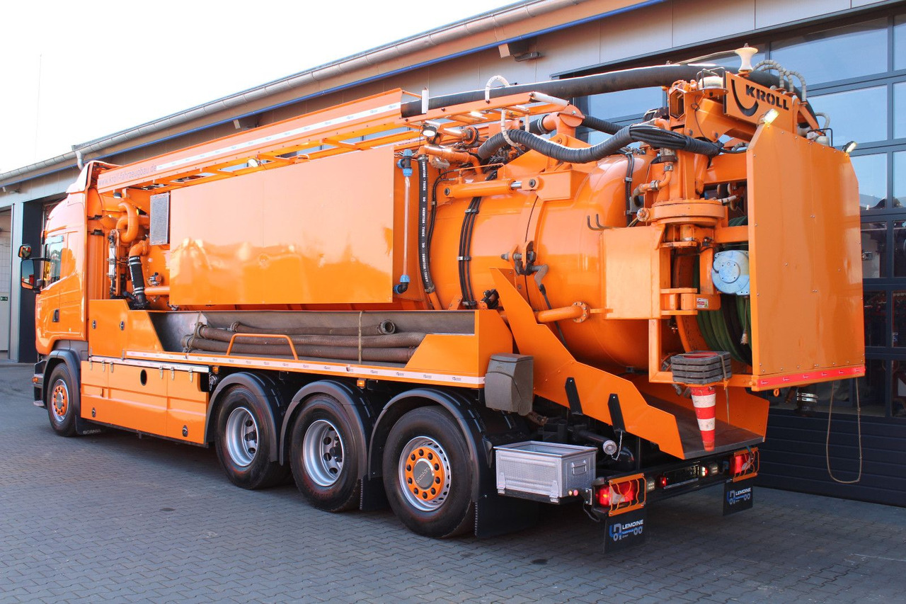Scania R450 8x4 Kroll 19m³ Wasserrückgewinner Kombi-HD - 真空车:图5 Scania R450 8x4 Kroll 19m³ Wasserrückgewinner Kombi-HD - 真空车:图5