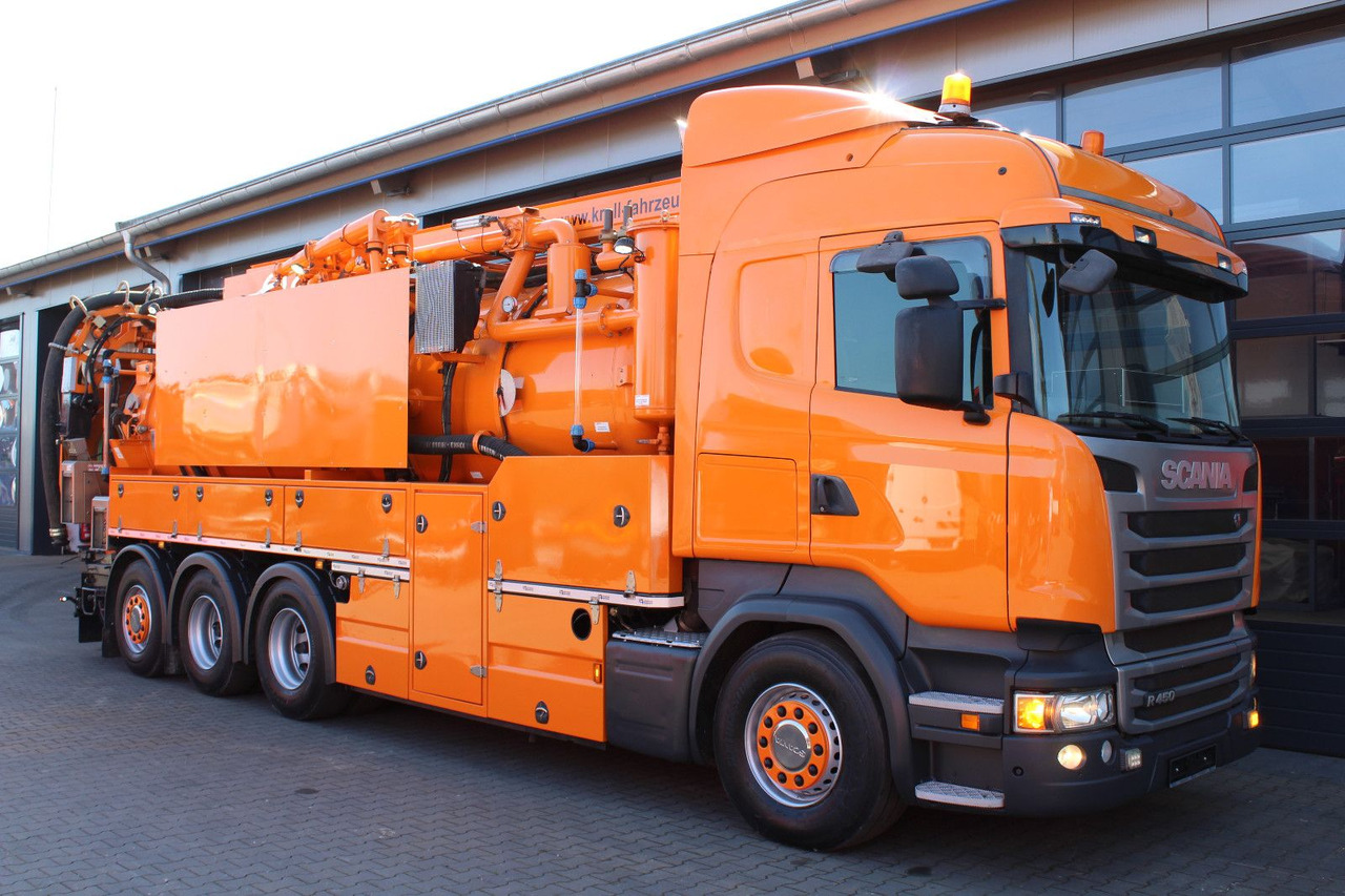 Scania R450 8x4 Kroll 19m³ Wasserrückgewinner Kombi-HD - 真空车:图2 Scania R450 8x4 Kroll 19m³ Wasserrückgewinner Kombi-HD - 真空车:图2