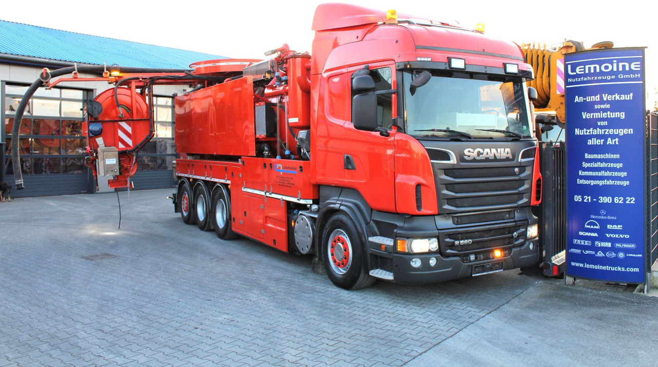 Scania R560 V8 8x4 Kroll 20m³ WRG 2x HD-Pumpe 620 Liter - 真空车:图1 Scania R560 V8 8x4 Kroll 20m³ WRG 2x HD-Pumpe 620 Liter - 真空车:图1