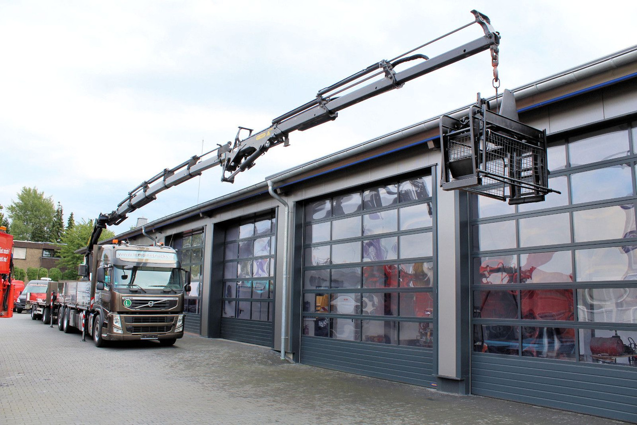 Volvo FM 420 6x2 Container-Pritsche+Kran PK 34.002+JIB - 栏板式/ 平板卡车, 起重车:图1 Volvo FM 420 6x2 Container-Pritsche+Kran PK 34.002+JIB - 栏板式/ 平板卡车, 起重车:图1