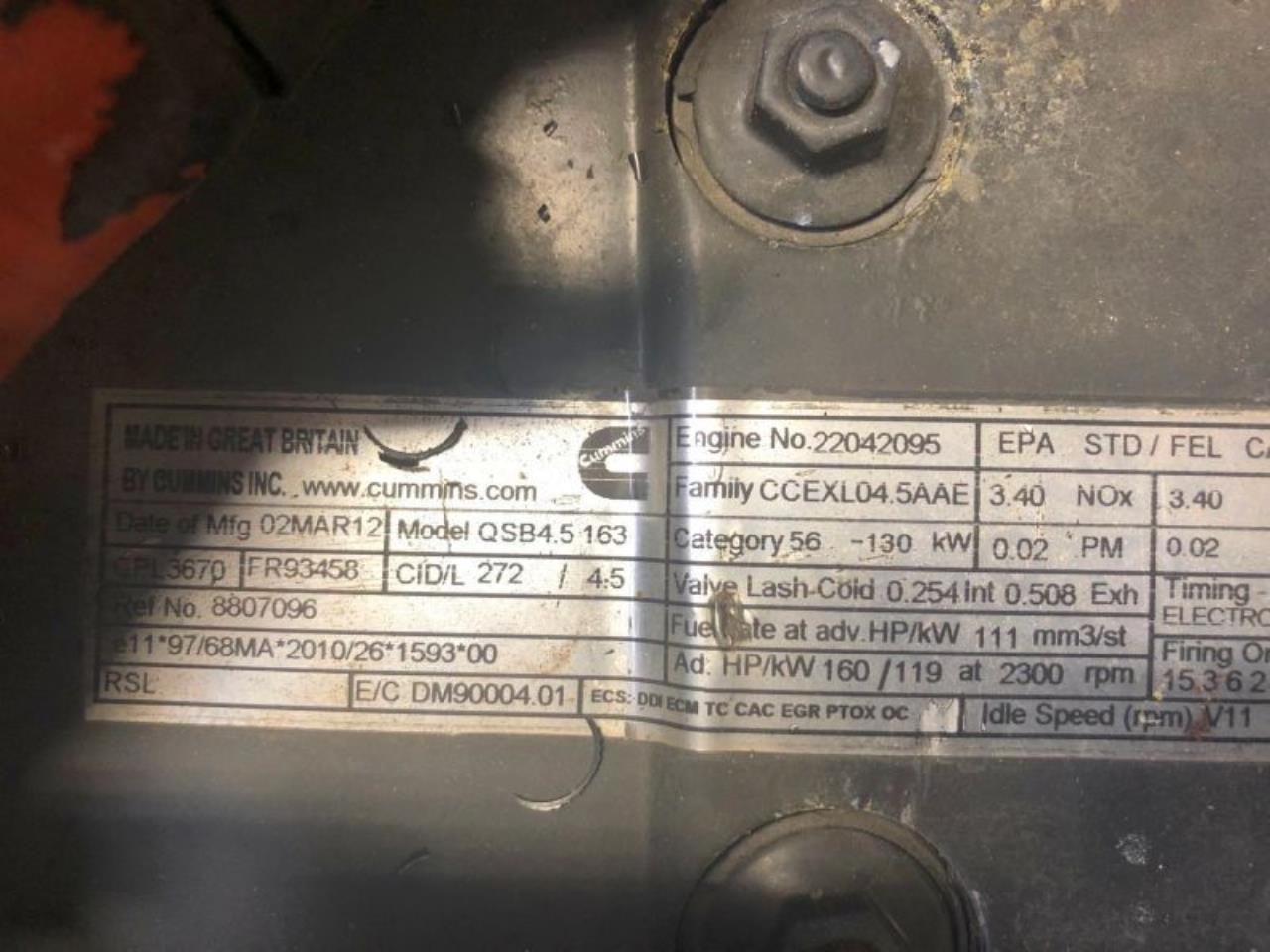 Cummins QSB4.5 163 - 发动机:图3 Cummins QSB4.5 163 - 发动机:图3