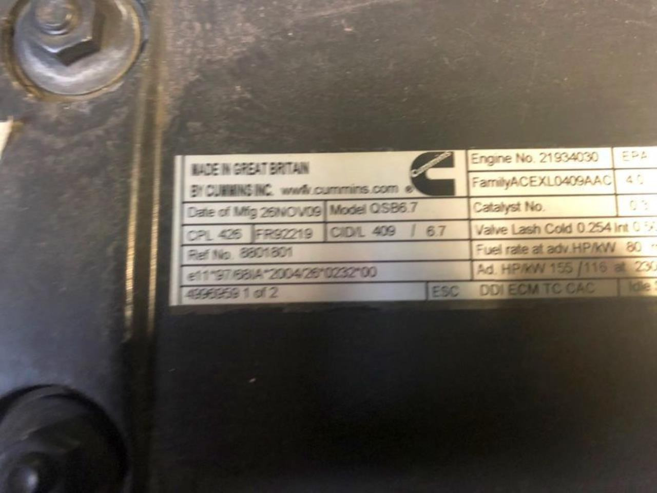 Cummins QSB6.7 155 - 发动机:图2 Cummins QSB6.7 155 - 发动机:图2