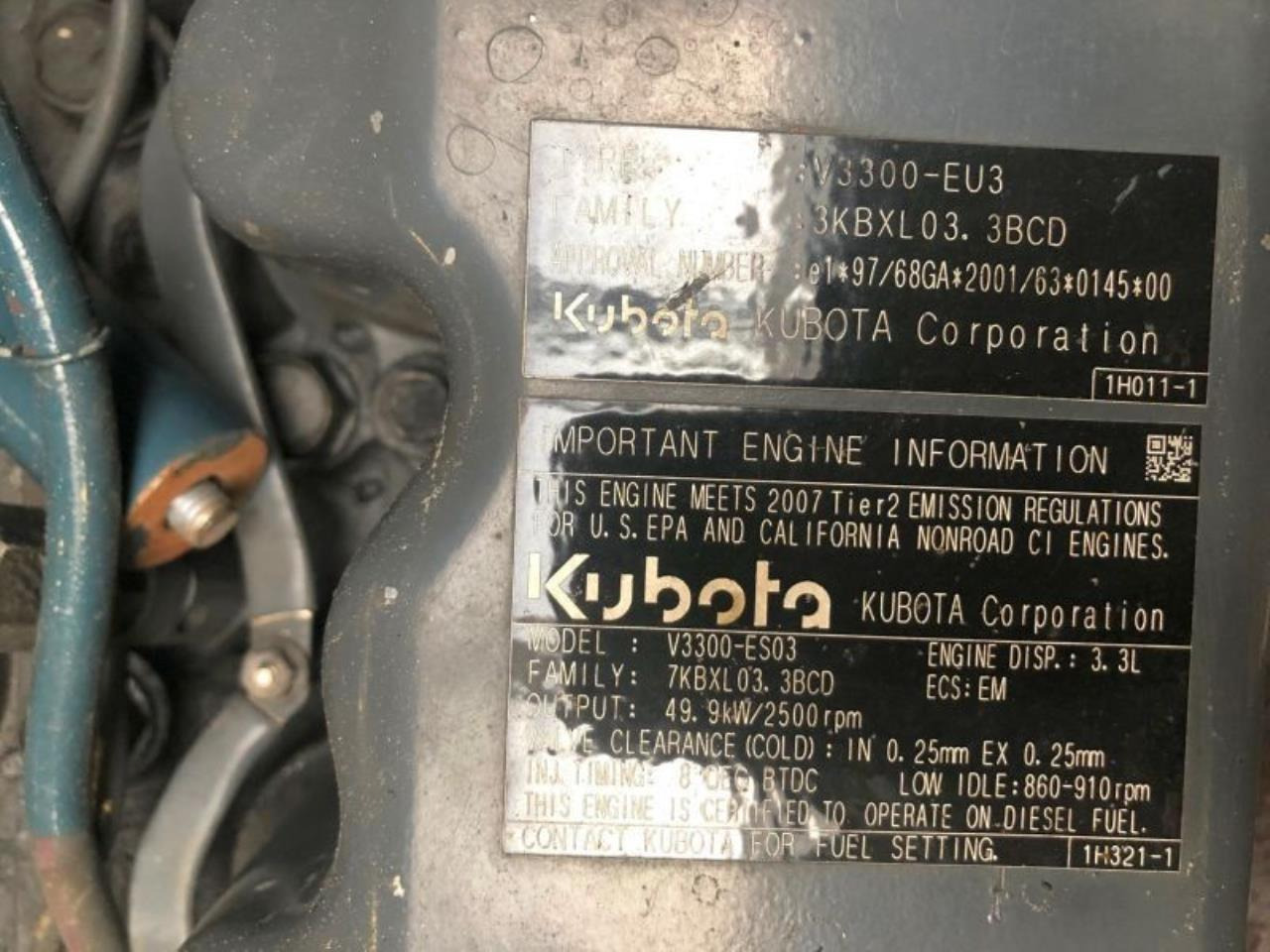 Kubota V3300-EU3 - 发动机:图3 Kubota V3300-EU3 - 发动机:图3
