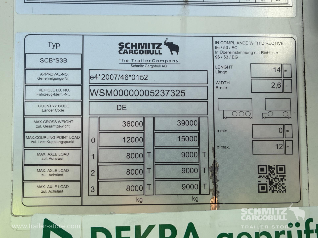 等温半拖车 SCHMITZ Auflieger Tiefkühler Multitemp Double deck：图7