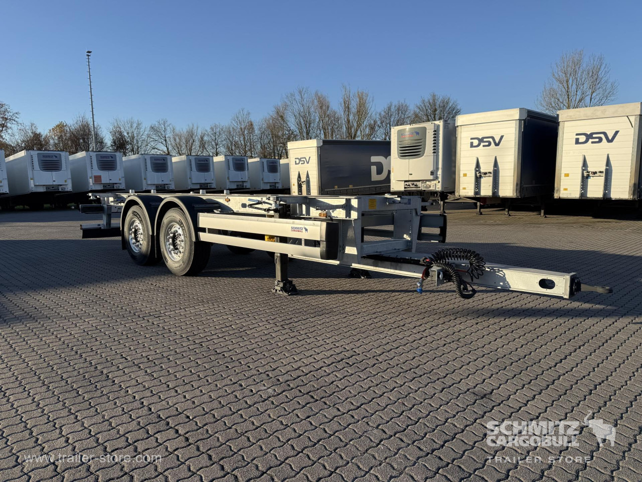 SCHMITZ Zentralachsanhänger Wechselfahrgestell Standard - 集装箱运输车/ 可拆卸车身的拖车:图5 SCHMITZ Zentralachsanhänger Wechselfahrgestell Standard - 集装箱运输车/ 可拆卸车身的拖车:图5
