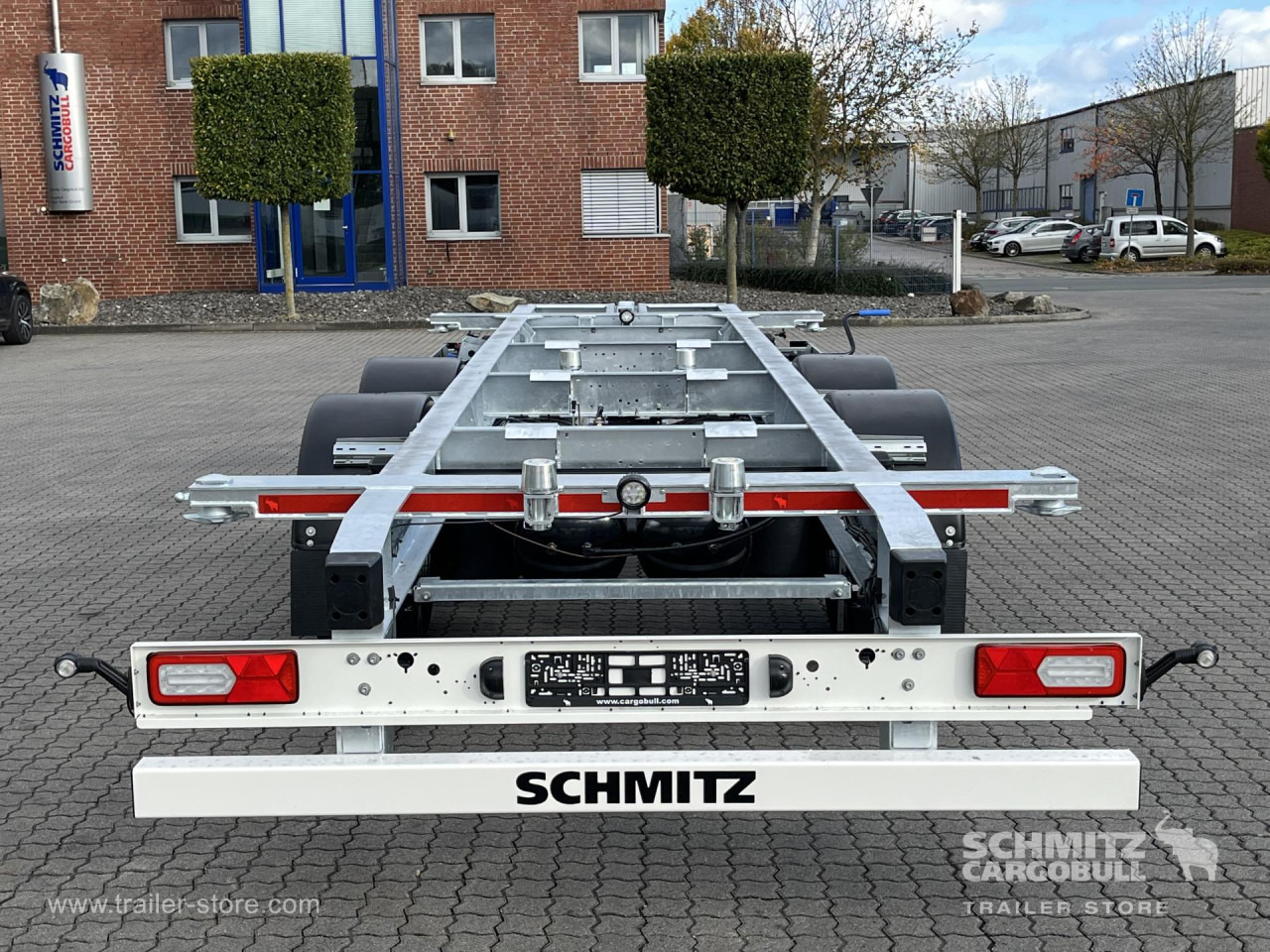 SCHMITZ Zentralachsanhänger Wechselfahrgestell - 集装箱运输车/ 可拆卸车身的拖车:图5 SCHMITZ Zentralachsanhänger Wechselfahrgestell - 集装箱运输车/ 可拆卸车身的拖车:图5