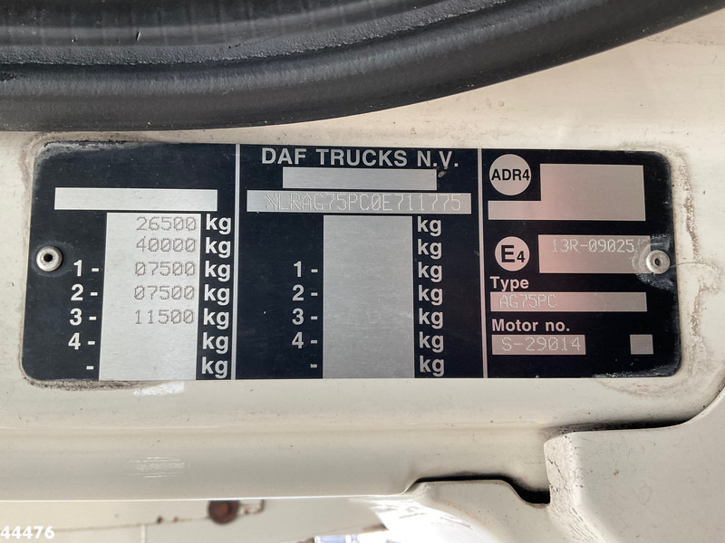 DAF FAG 75 CF 250 Euro 3 Geesink 20m³ 租赁 DAF FAG 75 CF 250 Euro 3 Geesink 20m³：图20