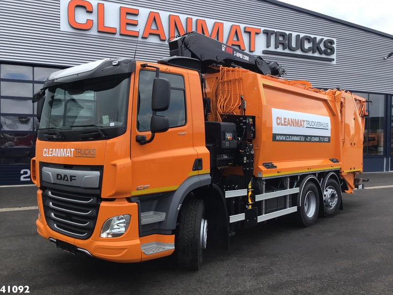 DAF FAN CF 340 Hiab 23 ton/meter laadkraan Welvaarts weighing system - 垃圾车:图1 DAF FAN CF 340 Hiab 23 ton/meter laadkraan Welvaarts weighing system - 垃圾车:图1