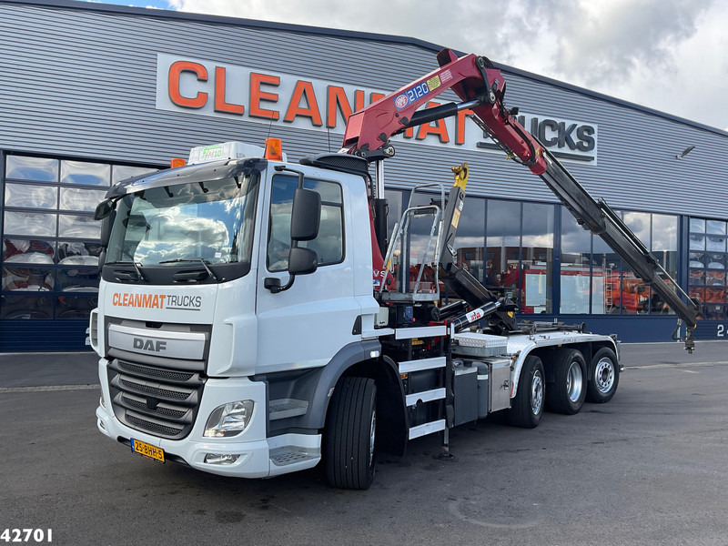 DAF FAQ CF 400 8x2 Euro 6 HMF 21 Tonmeter laadkraan - 吊钩升降车, 起重车:图1 DAF FAQ CF 400 8x2 Euro 6 HMF 21 Tonmeter laadkraan - 吊钩升降车, 起重车:图1