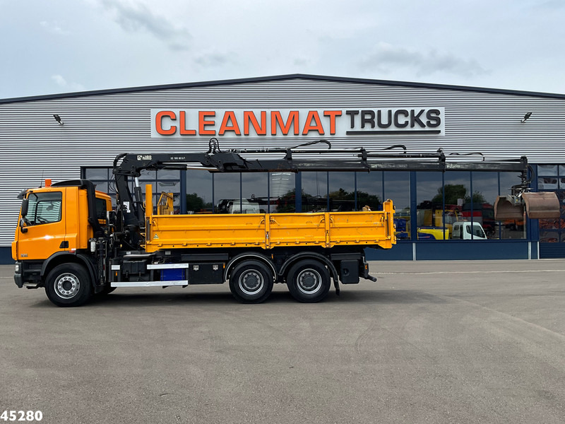 DAF FAT 75 CF 340 6x4 Manual Full steel Hiab 16 Tonmeter laadkraan - 翻斗车, 起重车:图4 DAF FAT 75 CF 340 6x4 Manual Full steel Hiab 16 Tonmeter laadkraan - 翻斗车, 起重车:图4