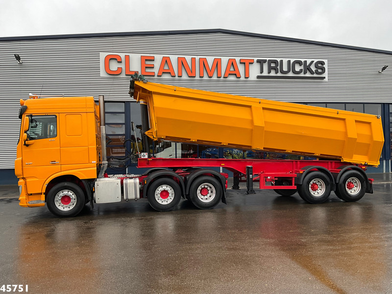 DAF FTG XF 530 6x2 Euro 6 ZF Intarder Kiphydrauliek + OVA 2-assige kipoplegger 32m³ - 牵引车:图1 DAF FTG XF 530 6x2 Euro 6 ZF Intarder Kiphydrauliek + OVA 2-assige kipoplegger 32m³ - 牵引车:图1