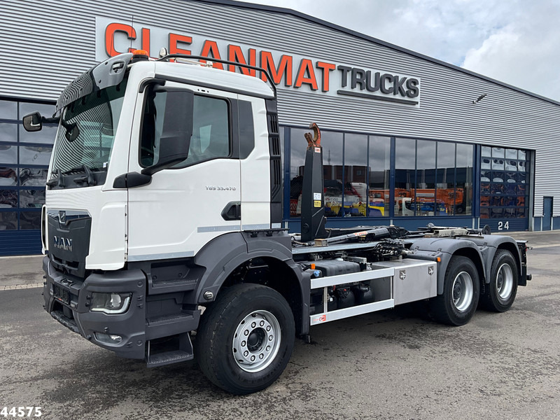 MAN TGS 33.470 6x4 Euro 6 Full Steel AJK 20 Ton haakarmsysteem - 吊钩升降车:图2 MAN TGS 33.470 6x4 Euro 6 Full Steel AJK 20 Ton haakarmsysteem - 吊钩升降车:图2