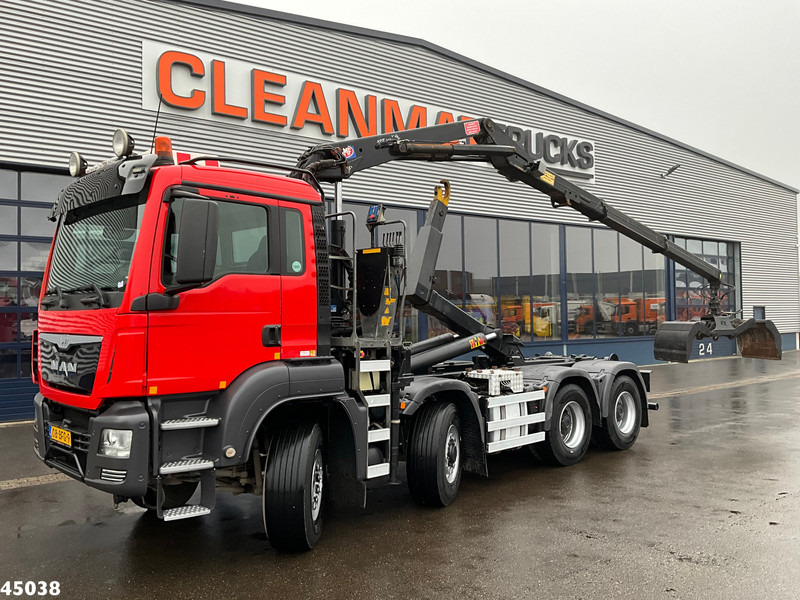 MAN TGS 35.400 8x4 Euro 6 HMF 16 Tonmeter Z-kraan - 吊钩升降车, 起重车:图1 MAN TGS 35.400 8x4 Euro 6 HMF 16 Tonmeter Z-kraan - 吊钩升降车, 起重车:图1