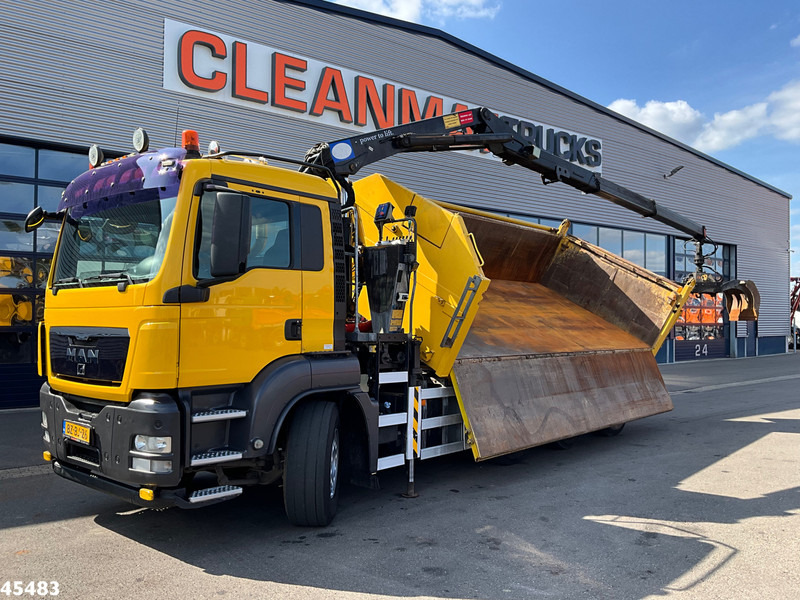 MAN TGS 35.400 8x4 Manual HMF 16 Tm Z-kraan - 翻斗车, 起重车:图2 MAN TGS 35.400 8x4 Manual HMF 16 Tm Z-kraan - 翻斗车, 起重车:图2