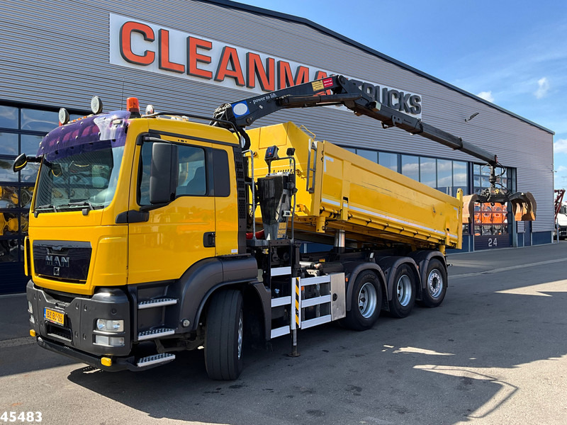 MAN TGS 35.400 8x4 Manual HMF 16 Tm Z-kraan - 翻斗车, 起重车:图3 MAN TGS 35.400 8x4 Manual HMF 16 Tm Z-kraan - 翻斗车, 起重车:图3