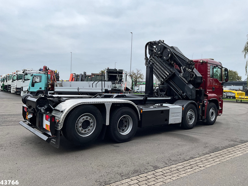 MAN TGS 35.480 8x4H Euro 6 HMF 40 Tonmeter laadkraan + Fly-Jib - 起重车:图4 MAN TGS 35.480 8x4H Euro 6 HMF 40 Tonmeter laadkraan + Fly-Jib - 起重车:图4