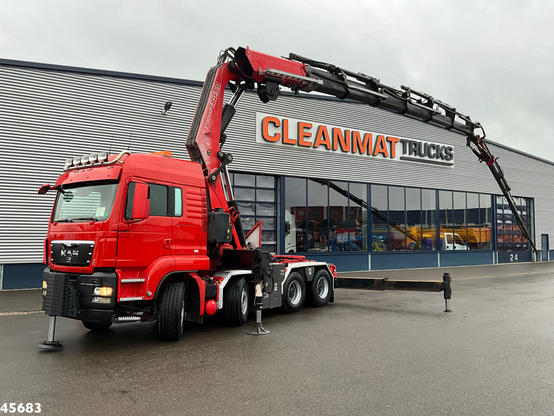 MAN TGS 41.480 8x4 ZF Intarder Fassi 130 Tonmeter laadkraan + Fly-JIb - 起重车:图1 MAN TGS 41.480 8x4 ZF Intarder Fassi 130 Tonmeter laadkraan + Fly-JIb - 起重车:图1