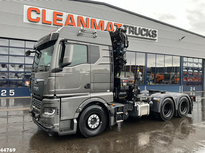 MAN TGX 26.580 6x4 Euro 6 Retarder Hiab 30 Tonmeter laadkraan + Fly-jib New and Unused! - 起重车:图2 MAN TGX 26.580 6x4 Euro 6 Retarder Hiab 30 Tonmeter laadkraan + Fly-jib New and Unused! - 起重车:图2