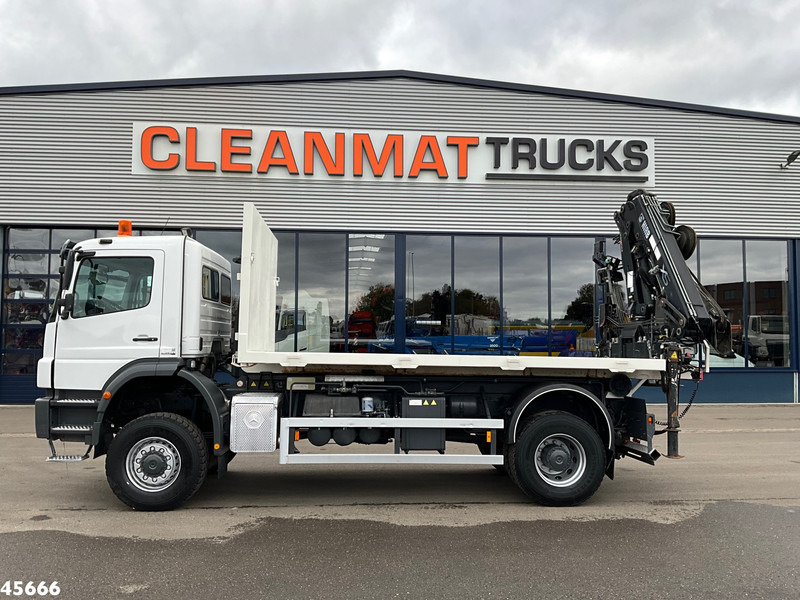 Mercedes-Benz AXOR 1929 4x4 VDL 14 Ton haakarmsysteem + Laadplateau met Hiab 14 Tonmeter laadkraan - 起重车:图4 Mercedes-Benz AXOR 1929 4x4 VDL 14 Ton haakarmsysteem + Laadplateau met Hiab 14 Tonmeter laadkraan - 起重车:图4