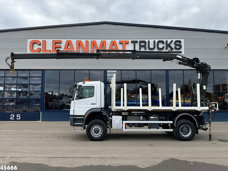 Mercedes-Benz AXOR 1929 4x4 VDL 14 Ton haakarmsysteem + Laadplateau met Hiab 14 Tonmeter laadkraan - 起重车:图1 Mercedes-Benz AXOR 1929 4x4 VDL 14 Ton haakarmsysteem + Laadplateau met Hiab 14 Tonmeter laadkraan - 起重车:图1