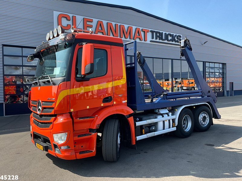 Mercedes-Benz Antos 2542 6x2 Euro 6 Hyva 18 portaalarmsysteem - 箕斗装载车:图1 Mercedes-Benz Antos 2542 6x2 Euro 6 Hyva 18 portaalarmsysteem - 箕斗装载车:图1