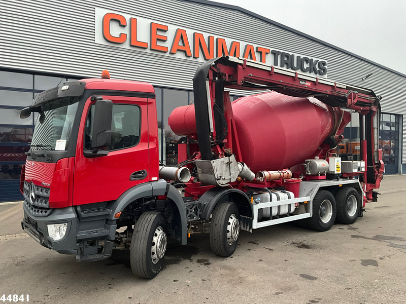 Mercedes-Benz Arocs 3243 Euro 6 8x4 Betonmixer 8m³ + transportband Just 99.142 Km! - 混凝土搅拌车:图1 Mercedes-Benz Arocs 3243 Euro 6 8x4 Betonmixer 8m³ + transportband Just 99.142 Km! - 混凝土搅拌车:图1