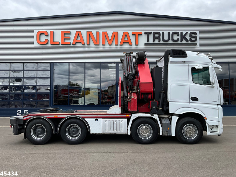 Mercedes-Benz Arocs 3251 8x4 Euro 6 Retarder HMF 85 Tonmeter laadkraan Fly-Jib - 起重车:图3 Mercedes-Benz Arocs 3251 8x4 Euro 6 Retarder HMF 85 Tonmeter laadkraan Fly-Jib - 起重车:图3