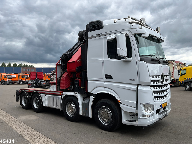 Mercedes-Benz Arocs 3251 8x4 Euro 6 Retarder HMF 85 Tonmeter laadkraan Fly-Jib - 起重车:图4 Mercedes-Benz Arocs 3251 8x4 Euro 6 Retarder HMF 85 Tonmeter laadkraan Fly-Jib - 起重车:图4