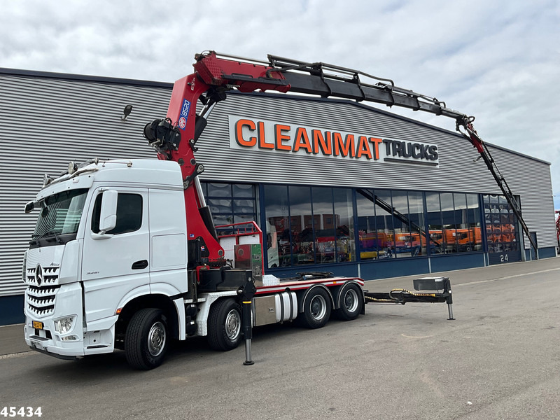 Mercedes-Benz Arocs 3251 8x4 Euro 6 Retarder HMF 85 Tonmeter laadkraan Fly-Jib - 起重车:图1 Mercedes-Benz Arocs 3251 8x4 Euro 6 Retarder HMF 85 Tonmeter laadkraan Fly-Jib - 起重车:图1