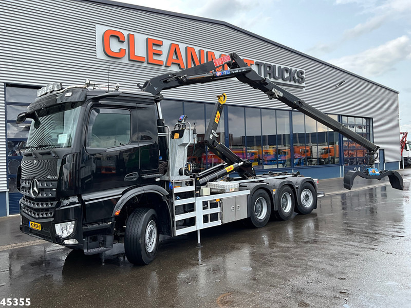 Mercedes-Benz Arocs 3540 8x4 Euro 6 HMF 19 Tonmeter Z-kraan Just 118.906 Km! - 吊钩升降车, 起重车:图1 Mercedes-Benz Arocs 3540 8x4 Euro 6 HMF 19 Tonmeter Z-kraan Just 118.906 Km! - 吊钩升降车, 起重车:图1