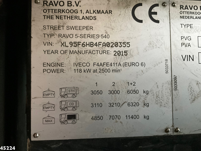 道路清扫机 Ravo 540 Euro 6：图18