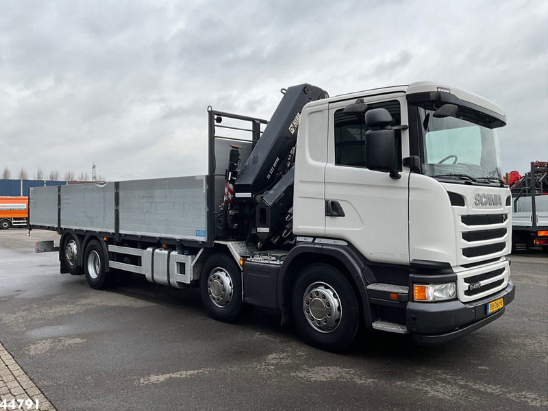 Scania G 450 8x2 Euro 6 Hiab 32 Tonmeter laadkraan Just 114.221 km! - 起重车:图5 Scania G 450 8x2 Euro 6 Hiab 32 Tonmeter laadkraan Just 114.221 km! - 起重车:图5