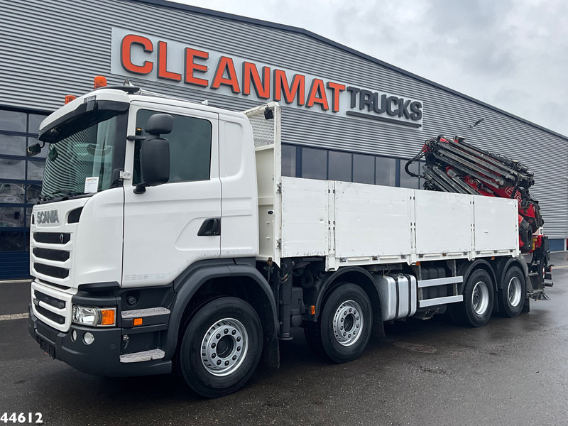 Scania G 450 8x4 Euro 6 Fassi 66 Tonmeter laadkraan + Fly-jib Just 176.555 Km! - 起重车:图2 Scania G 450 8x4 Euro 6 Fassi 66 Tonmeter laadkraan + Fly-jib Just 176.555 Km! - 起重车:图2