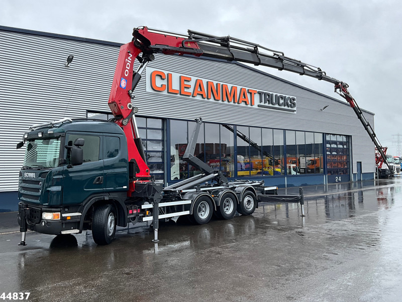 Scania G480 8x4 HMF 60 Tonmeter laadkraan + Fly-jib - 吊钩升降车, 起重车:图1 Scania G480 8x4 HMF 60 Tonmeter laadkraan + Fly-jib - 吊钩升降车, 起重车:图1