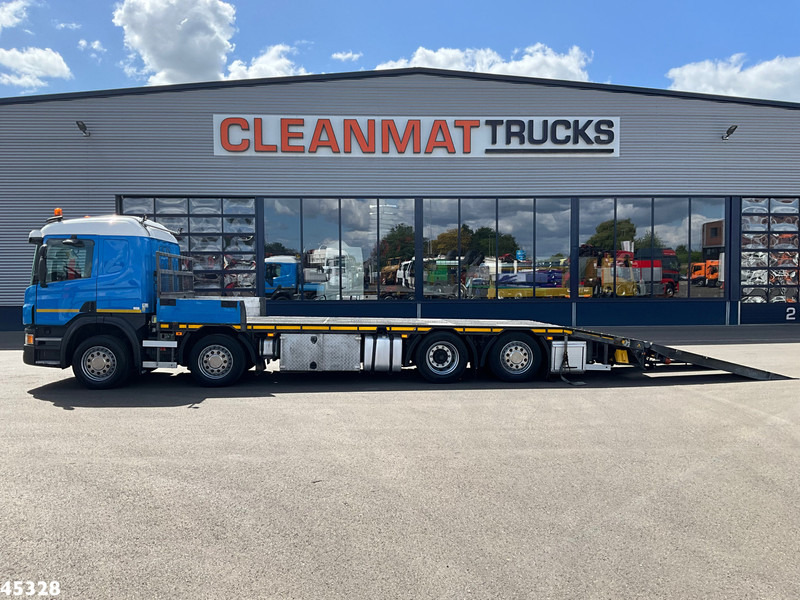 Scania P 410 8x2 Euro 6 Retarder Autotransporter met hydraulische oprijrampen - 自动转运卡车:图3 Scania P 410 8x2 Euro 6 Retarder Autotransporter met hydraulische oprijrampen - 自动转运卡车:图3