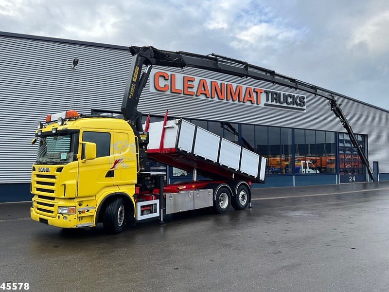 Scania R 380 Palfinger 29 Tonmeter laadkraan + Fly-Jib - 翻斗车, 起重车:图1 Scania R 380 Palfinger 29 Tonmeter laadkraan + Fly-Jib - 翻斗车, 起重车:图1