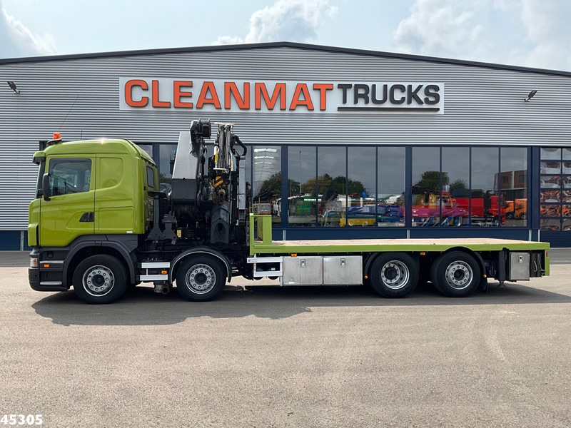 Scania R 420 8x2 manual Palfinger 85 Tonmeter laadkraan + Fly-Jib - 起重车:图3 Scania R 420 8x2 manual Palfinger 85 Tonmeter laadkraan + Fly-Jib - 起重车:图3