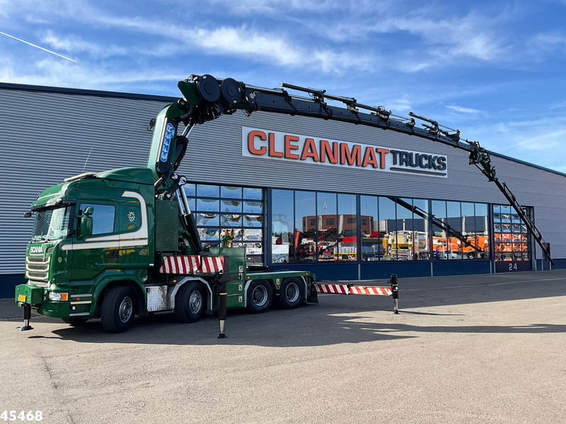 Scania R 490 8x4 Euro 6 Effer 140 Tonmeter laadkraan + Fly-Jib Just 283.508 km - 起重车:图1 Scania R 490 8x4 Euro 6 Effer 140 Tonmeter laadkraan + Fly-Jib Just 283.508 km - 起重车:图1