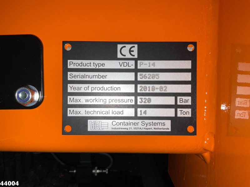 箕斗装载车 Volvo FE 320 Euro 6 VDL 14 Ton portaalarmsysteem：图17