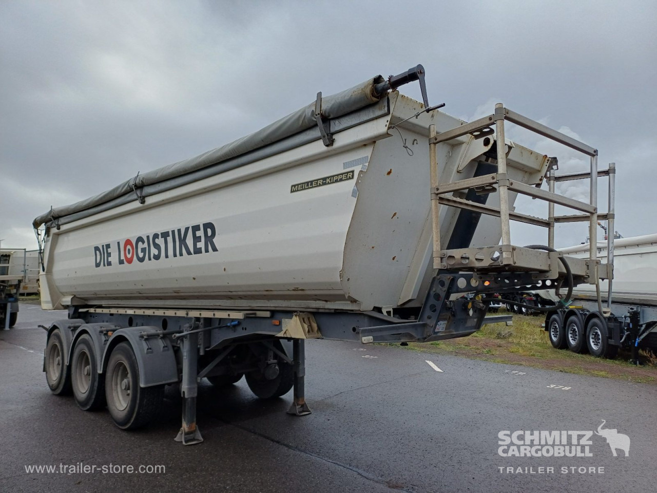 MEILLER Auflieger Kipper Stahlrundmulde 26m³ - 翻斗半拖车:图1 MEILLER Auflieger Kipper Stahlrundmulde 26m³ - 翻斗半拖车:图1