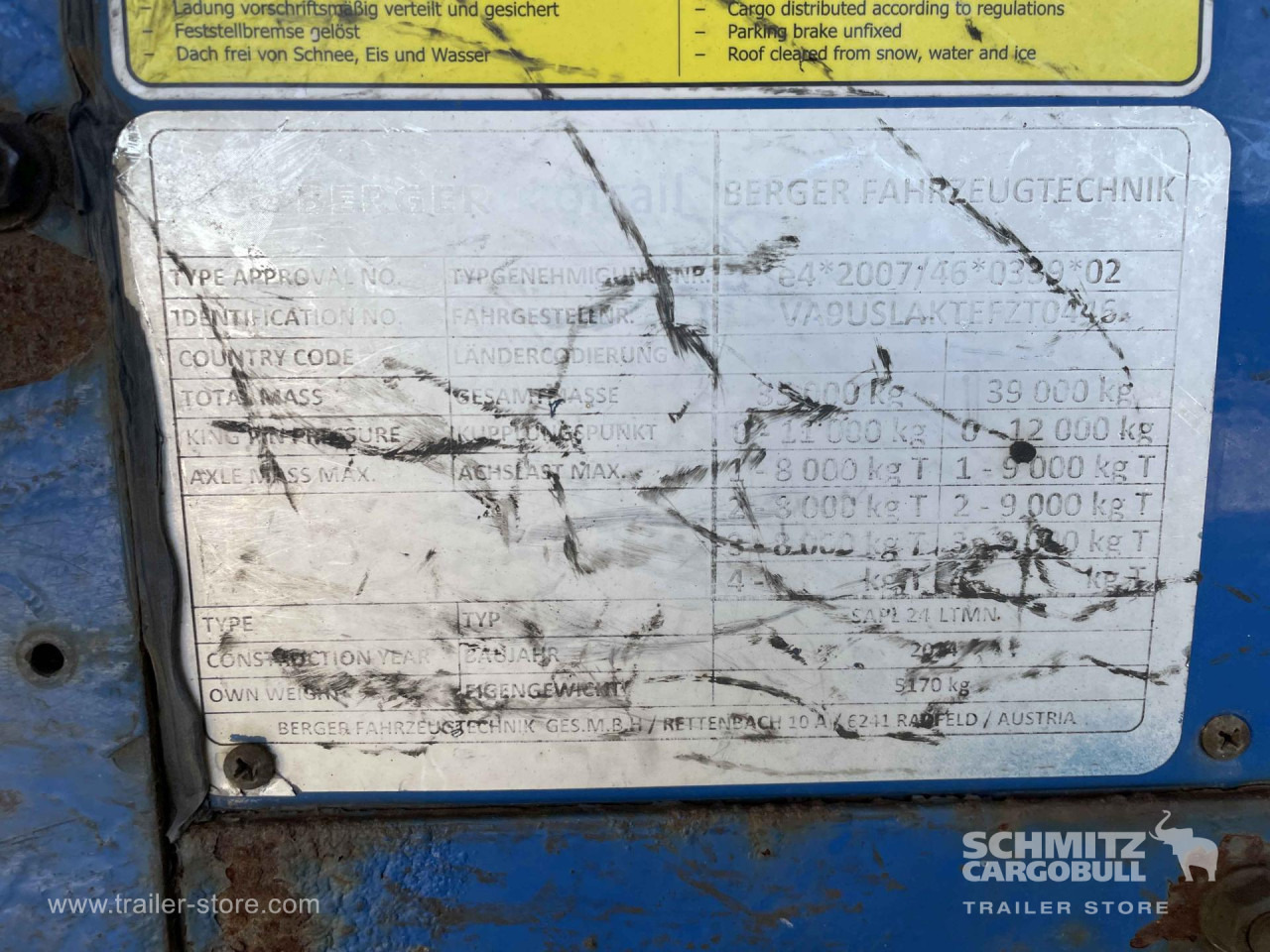 BERGER Semiremolque Lona Mega - 侧帘半拖车:图2 BERGER Semiremolque Lona Mega - 侧帘半拖车:图2