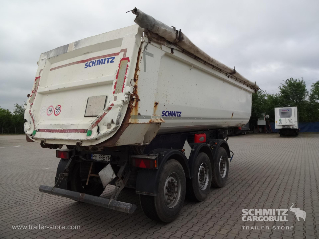 SCHMITZ Tipper Steel half pipe body 28m³ - 翻斗半拖车:图3 SCHMITZ Tipper Steel half pipe body 28m³ - 翻斗半拖车:图3